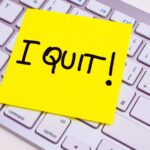 I quit note with keyboard in background