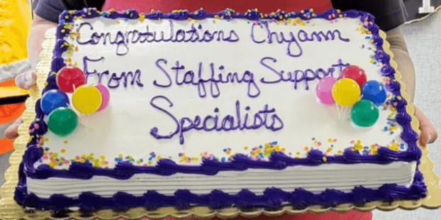 personalized service cake